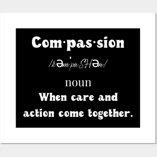 Defining True Compassion Posters and Art